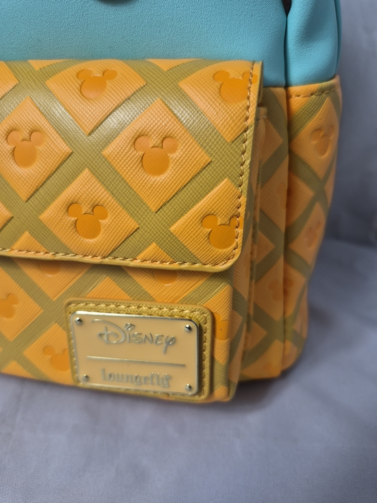 Loungefly Kids Ice Cream Sundae Mini Backpack Waffle Cone Pink, Aqua & Yellow main image 8